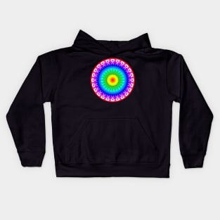 Abstract Sunset Kids Hoodie